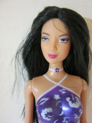 Palm Beach Lea (barbie) Always Dressed Purple Swimsuit Doll 2001 - Lw