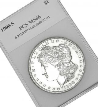 1900 - S Morgan Silver Dollar Aaa,  Ms/bu/gem " Rare "