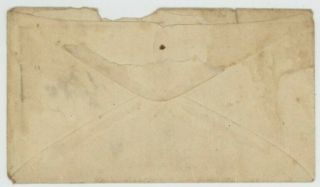 Mr Fancy Cancel CSA STAMPLESS COVER RICHMOND VA DUE10 FRM SOLDIER 48th AL CV$100 2