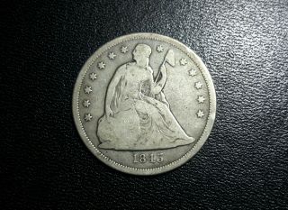 1843 - P Seated Liberty Dollar Vg Example