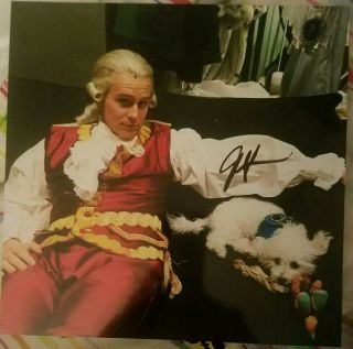 Jonathan Groff Signed 8x8 King George And Dog Photo Hamilton Must Have