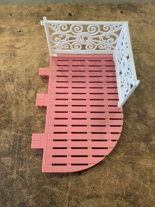 Barbie Dream House 2013 Replacement Parts 3rd Floor Patio Balcony Section