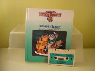 Vintage Teddy Ruxpin - The Missing Princess - Story Book And Cassette Tape