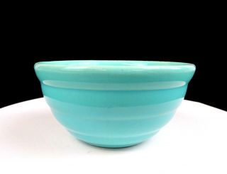 Bauer Pottery 30 Beehive Shape Jade Green 6 1/4 " Mixing Bowl 1940 