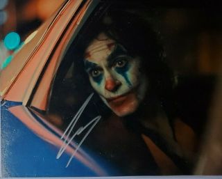 Joaquin Phoenix Hand Signed 8x10 Photo W/ Holo Joker