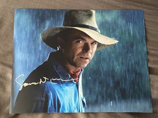 Sam Neill Jurassic Park Actor Signed 8x10 Photo With