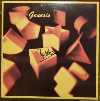 Phil Collins Genesis Auto Signed Lp Album Record