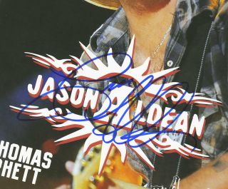 Jason Aldean autographed concert poster Big Green Tractor,  She ' s Country 2