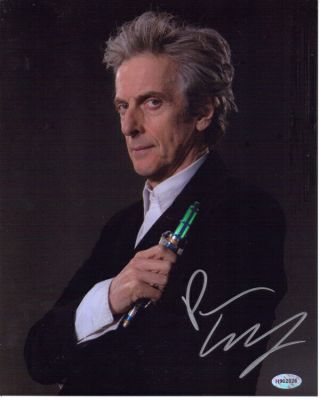 Peter Capaldi " Doctor Who " Hand Signed 8x10 Autographed Photo With