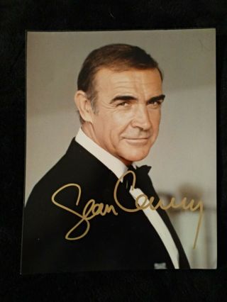 Sean Connery Signed/autographed " James Bond  007 " 8x10 Photo