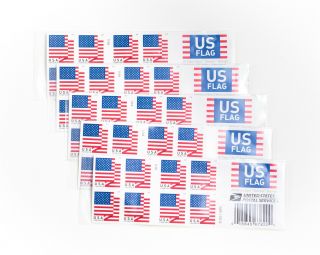 100 Stamps (5 Booklets) 2018 Us Flag Usps Forever Postage Stamps American