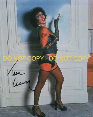 Tim Curry,  The Rocky Horror Picture Show,  Hand Signed 8x10 Photo W/coa