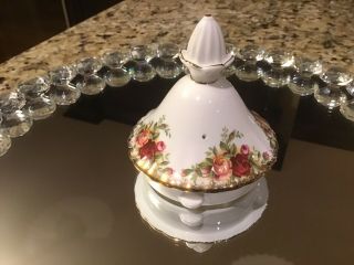 Royal Albert Old Country Roses Small Coffee Pot Lid 2 3/4 Inches