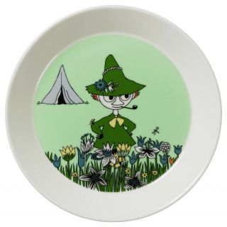 Moomin Plate19 Cm Snufkin Green 2015 Arabia