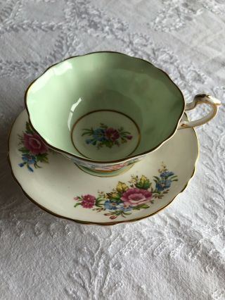 Paragon Double Warrant Cup And Saucer Flowers