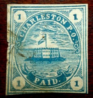 Buffalo Stamps: Charleston Postmaster Provisional