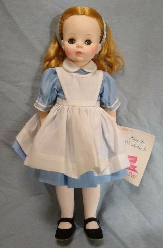 Madame Alexander " Alice In Wonderland " 13 Inch Doll No Box Good Shape Overall