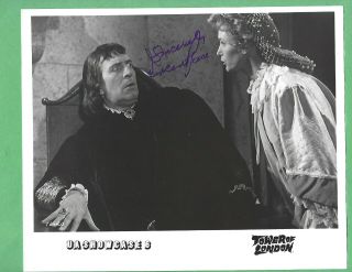 Vincent Price Autographed Tower Of London Photo House Of Wax,  The Fly