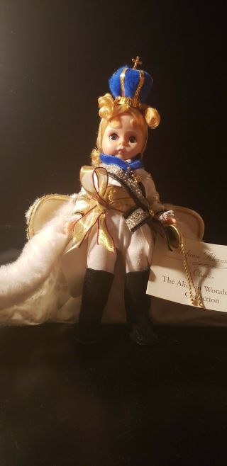 Madame Alexander 8 " White King (alice In Wonderland) In Regal Costume With Crown