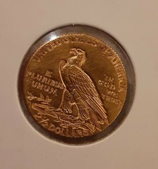 1914 - D $2.  5 Gold Indian A/U 2