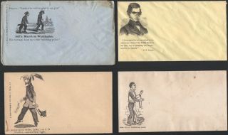 U.  S. ,  1860s.  Civil War Union Patriotics (24),  Various