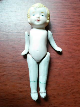 5 Vintage Bisque Porcelain Doll Articulated Arms & Legs Made In Japan