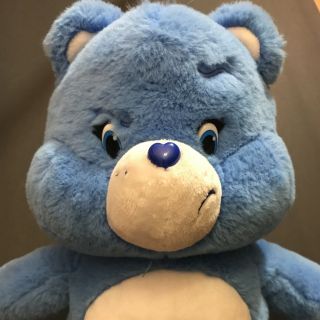Care Bears Grumpy Plush Blue Cloud Rain Hearts Kids Toy Collectable