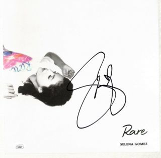 Selena Gomez Signed Auto Autograph Rare 12x12 Album Cover Photo Jsa
