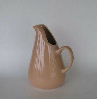 Vintage Russel Wright Pitcher 90 Oz Coral Pink Oneida 10.  5 " Mid Century Modern