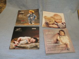 Vtg Wiltrud Stein Mini Catalogs 1998,  1999,  2001 & 2003