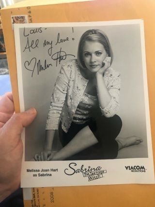Melissa Joan Hart Sabrina The Teenage Witch Signed 8x10 Photo Beyond Doubt Inv8