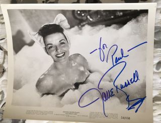 Jane Russell Hand Signed Autographed 8 X 10 Photo W/coa