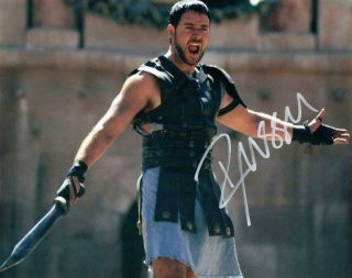 Russell Crowe Signed 8x10 Photo Autographed Picture Pic And