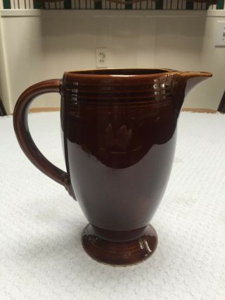 Vintage Homer Laughlin Fiesta Amberstone Coffee Pot Ironstone No Lid