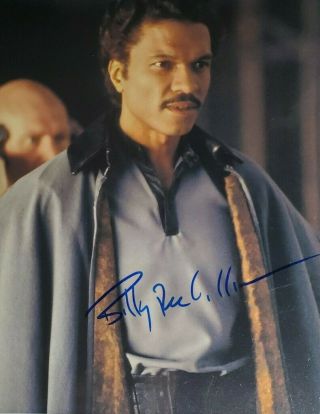 Billy Dee Williams Hand Signed 8x10 Photo W/holo Star Wars