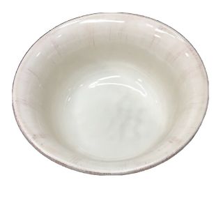 Pier 1 Toscana Ivory Salad Serving Bowl Earthenware Made In Italy