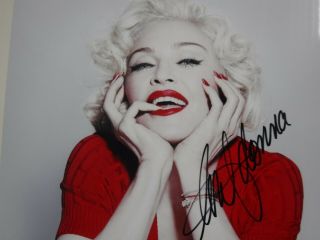 Madonna Autographed Photo " Fantastic "