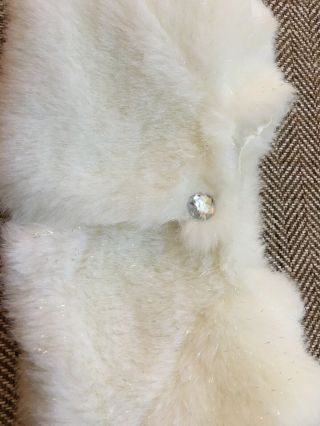 Build A Bear Clothing - White Faux Fur Coat