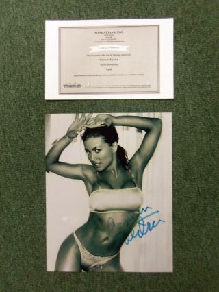 Vintage Younger Carmen Electra Hand Signed Sexy Bikini Autographed Photo W/