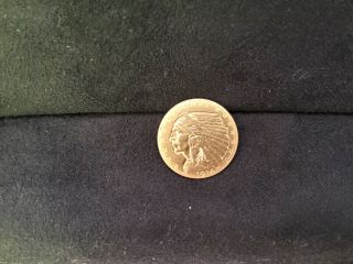 1914 - D Indian Head 2.  5 Quarter Eagle Gold Coin