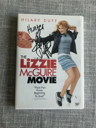 Hilary Duff Signed Lizzie Mcguire Dvd Movie Authentic Autograph