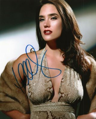 Autographed Jennifer Connelly Signed 8 X 10 Photo Cute