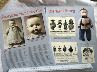 20 Page Doll History Article And Photos Georgene Hopf Averill The Real Story