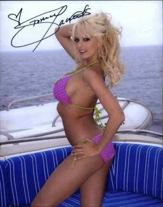 Stormy Daniels Signed Model 8x10 Photo - Proof - - Certificate - (a0007)