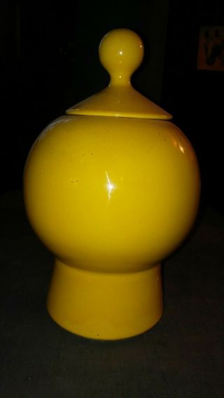 Vintage McCoy Pottery Smiley Face Cookie Jar - Have A Happy Day 2