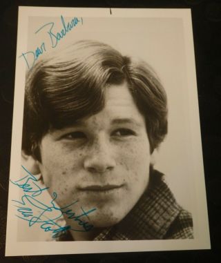 Eric Scott Signed Photo & Note: The Waltons/the Loch Ness Horror/medical Center
