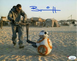 Brian Herring Autograph Signed 8x10 Photo - Star Wars " Bb - 8 " (jsa)