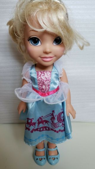 Jakks Pacific Disney Princess Cinderella 14 - Inch Toddler Doll.