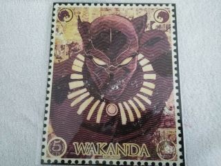 Bam Box Black Panther Variant Art Print By Kyle Willis 306/500 Wakanda