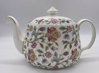 Minton Haddon Hall Teapot With Lid Bone China Made In England